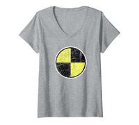 Femme Je Fais Mon Propre Test de Crash Break Fix Repeat Cash Test T-Shirt avec Col en V