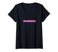 Femme Je ne Vais Pas mentir T-Shirt avec Col en V
