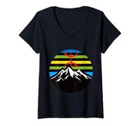 Femme Je suis Kabyle D AMAZIGH DJERDJER Algeria T-Shirt avec Col en V