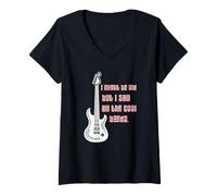 Femme Je suis peut-être vieux mais j'ai vu tous ces groupes sympas T-Shirt avec Col en V
