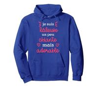 Femme Je suis râleuse, Un Peu Chiante mais Adorable Drôle Sweat à Capuche, Unisexe pour Adultes, Bleu Royal, L
