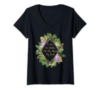 Femme Je suis un auteur T-Shirt avec Col en V