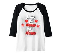 Femme Je suis Une Maman Qui déchire Anniversaire fête des mères Manche Raglan
