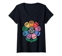 Femme Je Veux Que Mes Impôts Soutiennent Les Parcs Nationaux T-Shirt avec Col en V