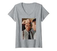 Femme Jean-Claude Van Damme Bloodsport Timecop Acteur T-Shirt avec Col en V