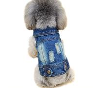 Femme Jeans Veste Veste pour Chien Vêtements pour Chien Manteau Costume pour Chien Pet Coat Dog Shirt Printemps Automne pour Chiot Petit Chien Maltese Poodle Bichon Frisé