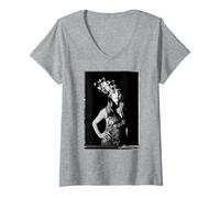 Femme Jenny Lewis RILO Kiley Chanteur Acteur Michael Robert Williams T-Shirt avec Col en V