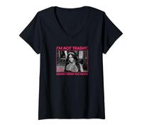 Femme Jersey Shore Not Trashy Unless I Drink Too Much Snooki TV T-Shirt avec Col en V