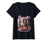 Femme Jersey Shore Snooki Bootleg T-Shirt avec Col en V