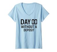 Femme Jeu de Paris Sportifs drôle de dépôt Sportsbook Parlay T-Shirt avec Col en V