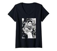 Femme Jim Kerr Simple Minds Don't You Singer par Virginia Turbett T-Shirt avec Col en V