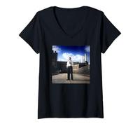 Femme Jimmy Nail Actor Aufwiedersehen Pet Chris Duffy Photographie T-Shirt avec Col en V