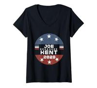 Femme Joe Kent 2028 pour Les élections présidentielles Vintage T-Shirt avec Col en V