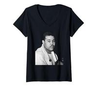 Femme Joe Louis Ancien Champion du Monde de Boxe Poids Lourd 1948 T-Shirt avec Col en V