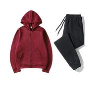 Femme Jogging Survêtement, Veste Sweat Manches Longues Et Pantalon Jogging Ensemble De 2 Pièces, Doux Et Surdimensionné, Vêtements Chaud Travail Decontracté Couleur Unie Pour L'automne Et L'hiver