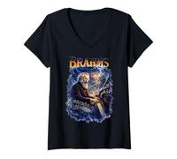Femme Johannes Brahms Compositeur T-Shirt avec Col en V