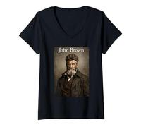 Femme John Brown T-Shirt avec Col en V