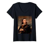 Femme John James Audubon T-Shirt avec Col en V
