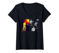 Femme John Lees Les Holroyd Barclay James Harvest par Dick Barnatt T-Shirt avec Col en V