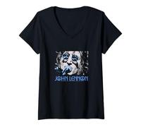 Femme John Lennon - Gros Plan T-Shirt avec Col en V