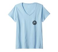 Femme John Wick Front and Back The High Table Crest Action Movie T-Shirt avec Col en V