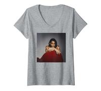 Femme Johnny Depp Cry-Baby Acteur par Michael Grecco T-Shirt avec Col en V
