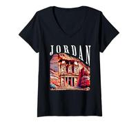 Femme Jordanie Petra T-Shirt avec Col en V