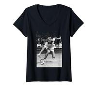 Femme Joueur de tennis Björn Borg 1980 T-Shirt avec Col en V