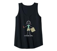 Femme Joueuse d'échecs Amusante pour Femme Débardeur