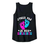 Femme J'peux Pas Je Suis Enceinte Annonce Grossesse Future Maman Débardeur