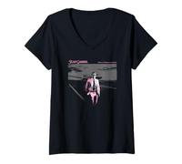 Femme Juan Gabriel Mexico avec Escalas en Mi Corazon Grey Sky T-Shirt avec Col en V