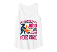 Femme Judo Judoiste Judoka Je suis Une Fille Qui Fait du Judo Débardeur