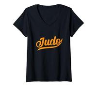 Femme Judo Rien d'autre Dont J'Ai Besoin T-Shirt avec Col en V