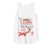 Femme Juillet 1976 Anniversaire This Queen Was Born in July 1976 Débardeur