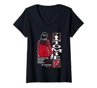 Femme Junji Ito My Friend Tomie T-Shirt avec Col en V
