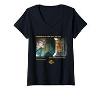 Femme Jurassic World Rebirth Henry Loomis Science is for All of Us T-Shirt avec Col en V