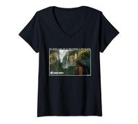 Femme Jurassic World Rebirth Zora Bennett Backup Plan T-Shirt avec Col en V