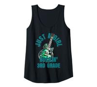 Femme Just A Girl Rocking Third Grade 3 School Merch Débardeur