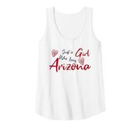 Femme Just a Girl Who Loves Arizona. Cute Women's Teen Girls Tween Débardeur