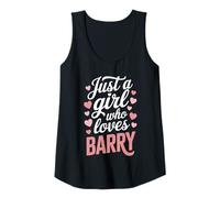 Femme Just A Girl who loves BARRY T-Shirt Cute BARRY Débardeur