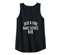 Femme Just A Girl Who Loves BOB T-Shirt Cute BOB Débardeur