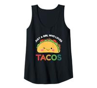 Femme Just A Girl Who Loves Tacos Mexican Food Lover Men Women Débardeur
