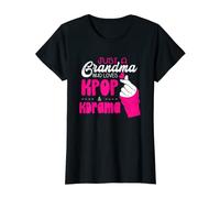 Femme Just A Grandma Who Loves Kpop And Kdram Fête des Mères Mignon T-Shirt