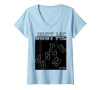 Femme Juste Moi T-Shirt avec Col en V