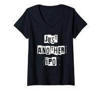 Femme Juste Une Autre Introduction en Bourse T-Shirt avec Col en V