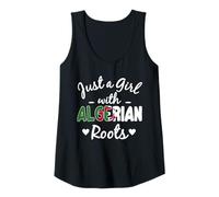 Femme Juste Une Fille aux Racines algériennes | Algeria Pride Débardeur