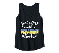Femme Juste Une Fille aux Racines ukrainiennes, Ukraine Pride Woman Débardeur