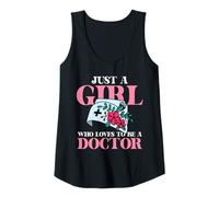 Femme Juste une fille qui aime être médecin Débardeur