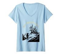 Femme Juste Une Grenouille avec Un rêve Renaissance Fair T-Shirt avec Col en V