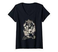 Femme Justice League Lobo Bounty Hunter Hook T-Shirt avec Col en V